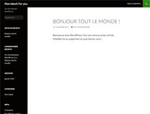 Tablet Screenshot of marrakechforyou.com